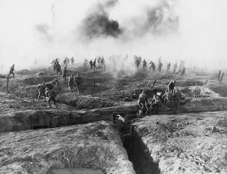 Trincheras en la Primera Guerra Mundial