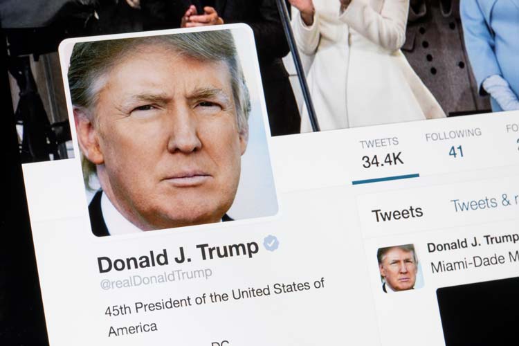 Cuenta de Twitter de Donald Trump
