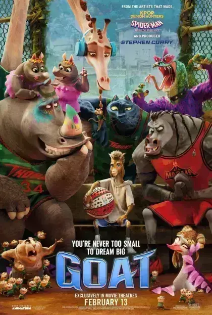 Como cabras (Goat) · Cine en Cines Odeón de Elche (Sábado 7 y domingo 8 de noviembre de 2026 · 17:30 h)