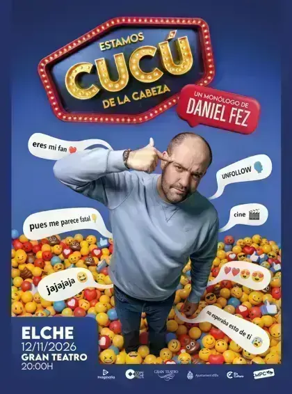 Dani Fez · Humor en Gran Teatro de Elche de Elche (Jueves 12 de noviembre de 2026 · 20:00 h)