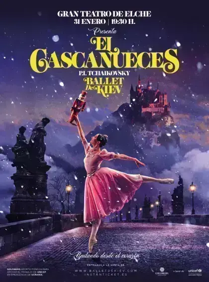 El Cascanueces, de Viktor Ishchuk · Danza en Gran Teatro de Elche de Elche (Domingo 31 de enero de 2027 · 18:00 h)