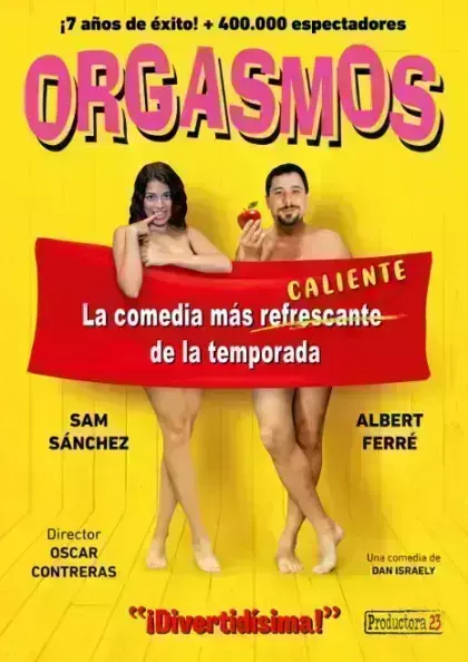 Orgasmos · La comedia más divertida · Humor en Sala La Llotja de Elche (Viernes 20 de noviembre de 2026 · 21:00 h)