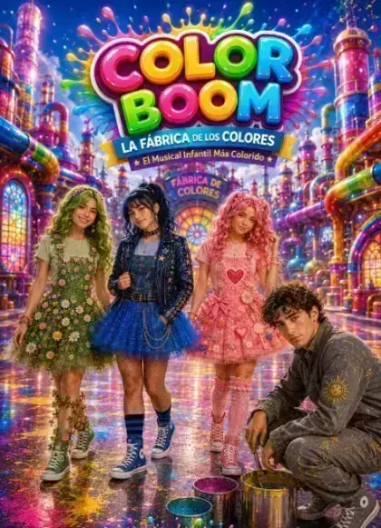 Color Boom · La Fábrica de colores · Familiar en Sala La Llotja de Elche (Domingo 29 de noviembre de 2026 · 17:00 h)