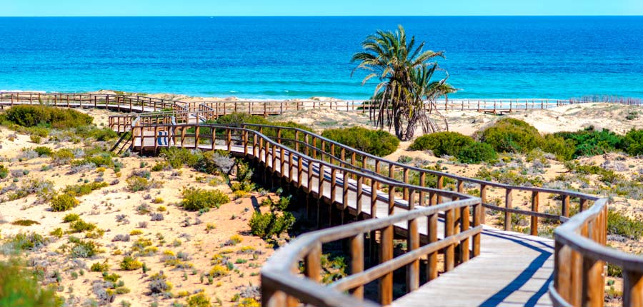 playa de los arenales del sol pasarela